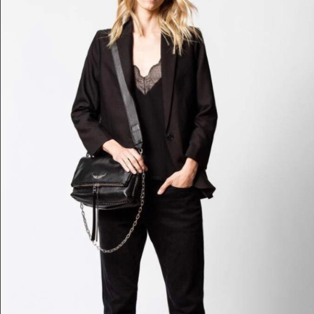 SOLD. Zadig & Voltaire - Rocky Grained Leather Bag